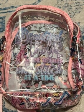 Cinderella Pink Clear Backpack — Beautiful Things Design